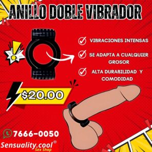 ANILLO CON DOBLE VIBRACION