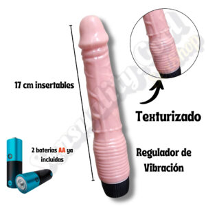 VIBRADOR LANCE TEXTURIZADO